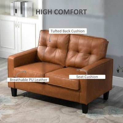 51" Modern Loveseat Sofa - From Where - 