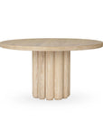Tiber Solid Wood Round Dining Table