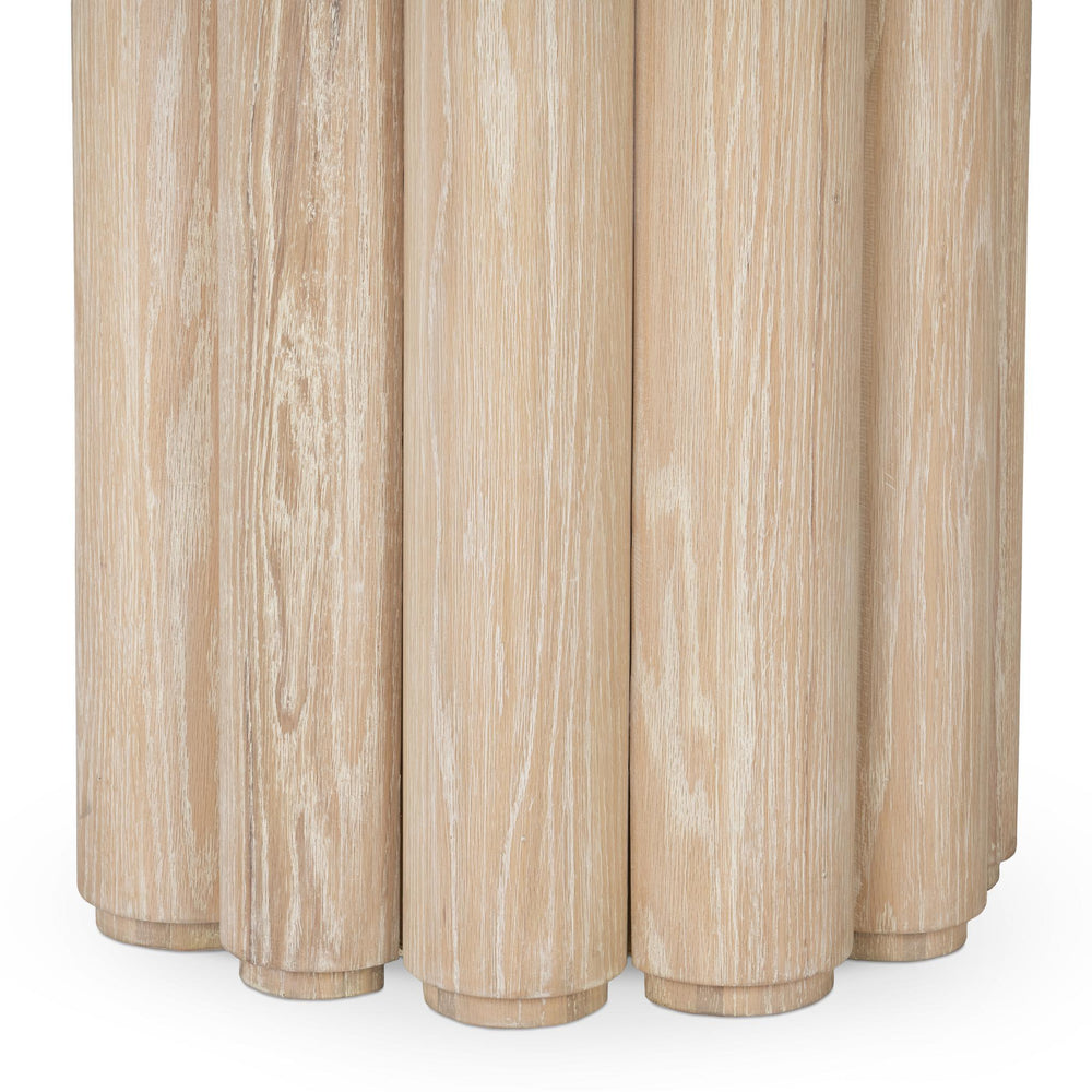 Tiber Solid Wood Round Dining Table