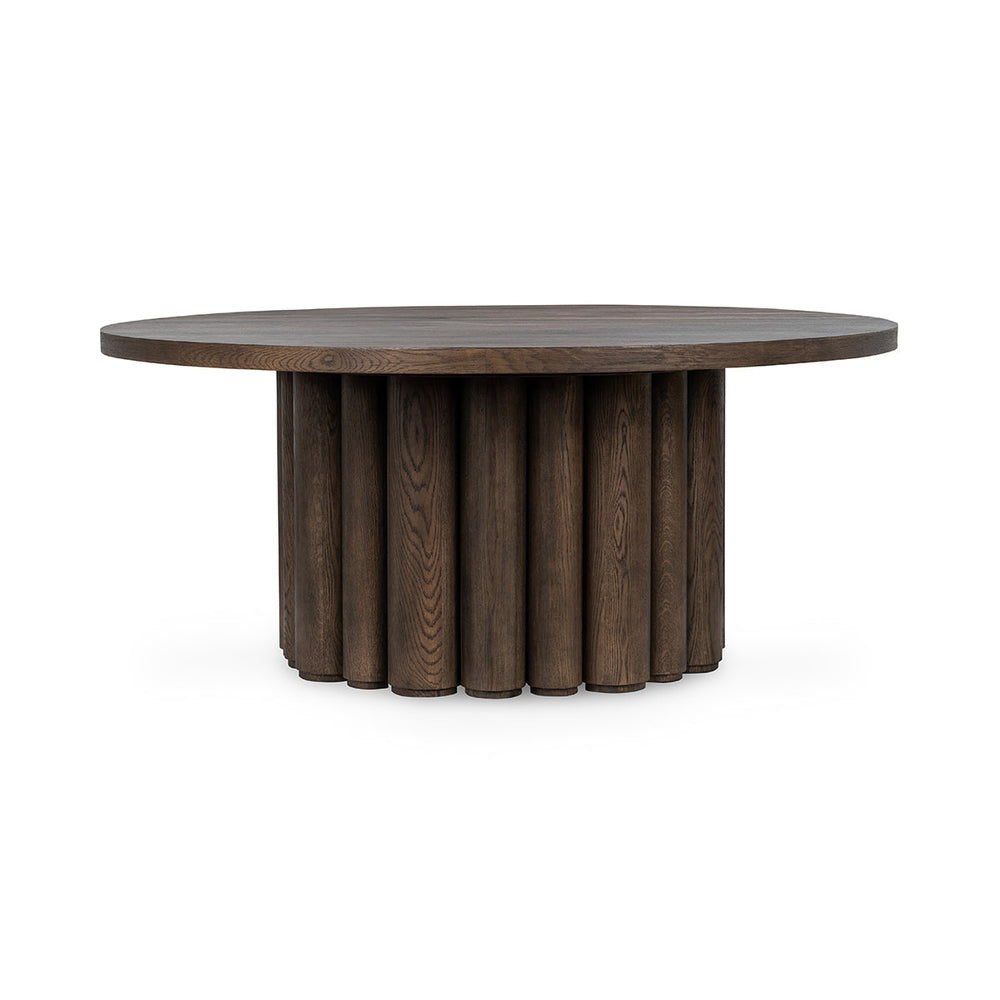 Tiber Solid Wood Round Dining Table