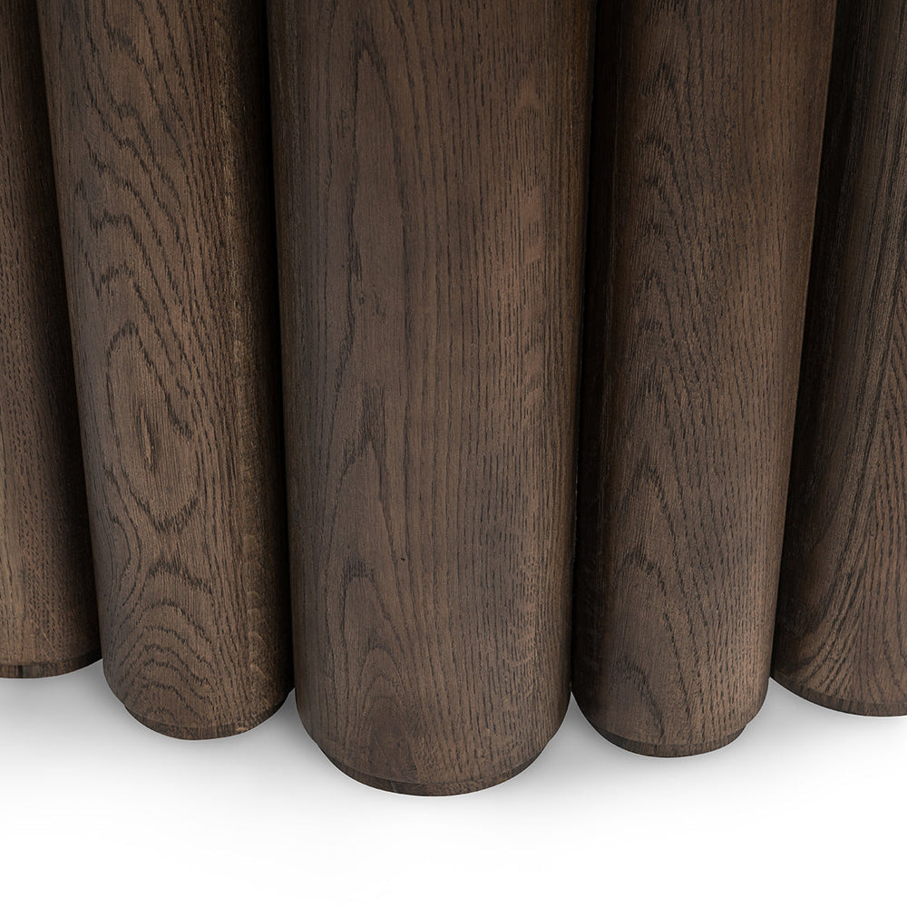 Tiber Solid Wood Round Dining Table