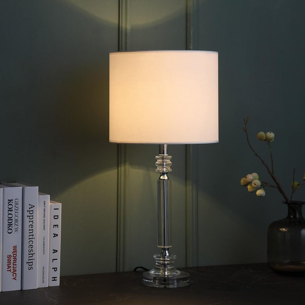 Mitz Cut Crystal Modern Table Lamp