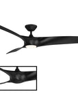 Matte Black Zephyr Smart Ceiling Fan