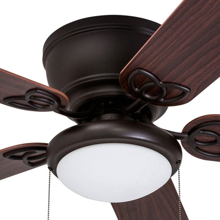 52'' Ceiling Fan with Light Kit - From Where - 