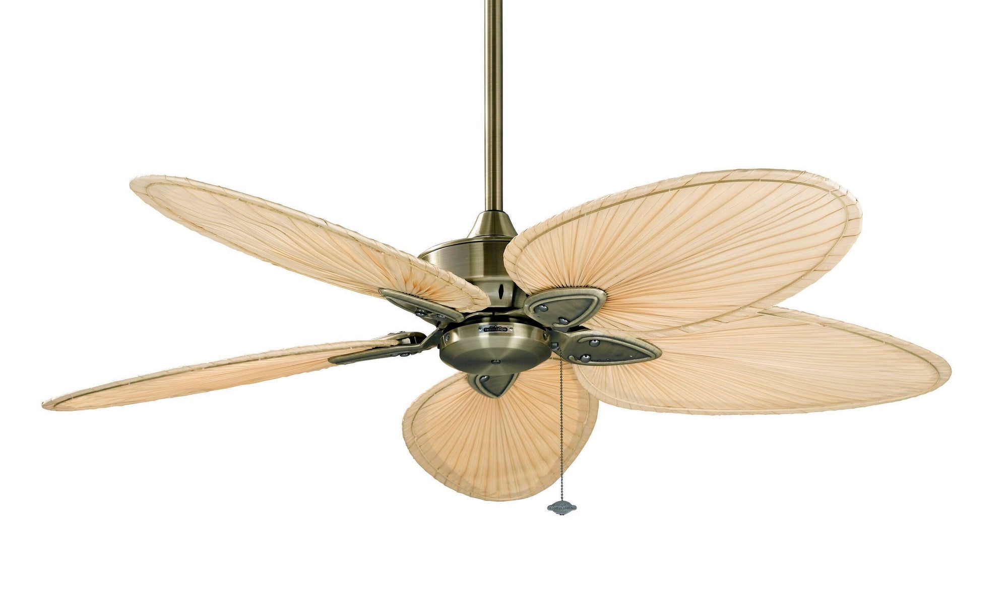 52 - in Antique Brass Indoor Ceiling Fan - From Where - 