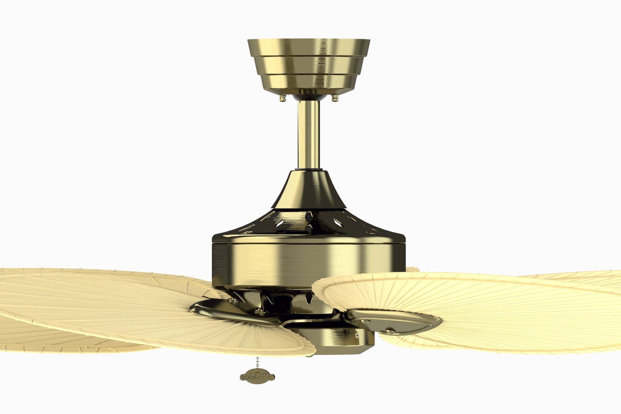 52 - in Antique Brass Indoor Ceiling Fan - From Where - 