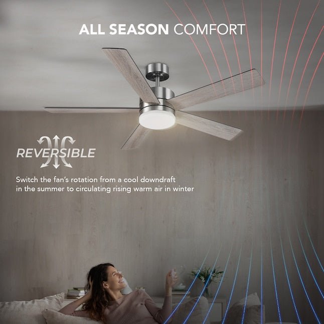 52 - in Smart Ceiling Fan with Light and Remote - From Where - 