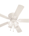 52 - in White Flush Mount Ceiling Fan - From Where - 