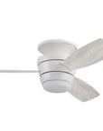 52 - in White Flush Mount Ceiling Fan - From Where - 