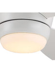 52 - in White Flush Mount Ceiling Fan - From Where - 