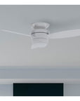 52 - in White Flush Mount Ceiling Fan - From Where - 