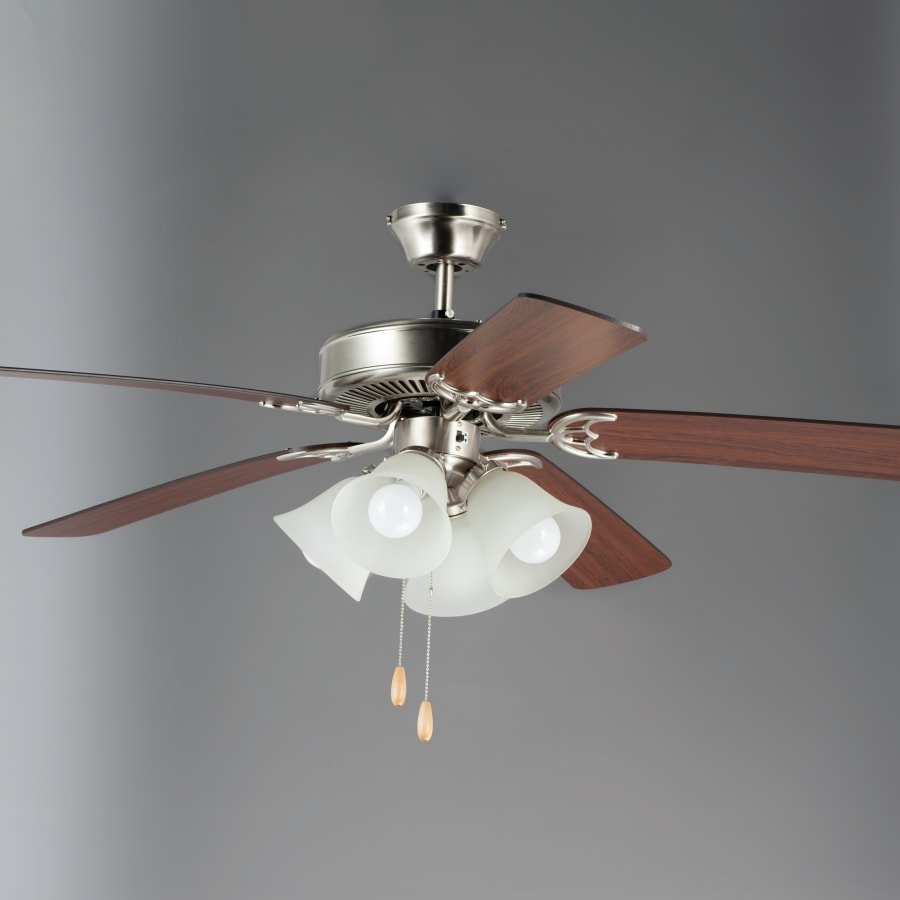 52" Indoor Ceiling Fan with Light Kit - From Where - 