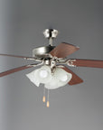 52" Indoor Ceiling Fan with Light Kit - From Where - 