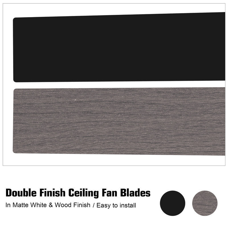 52&quot; Integrated LED Flush Mount Ceiling Fan - From Where - 