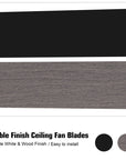 52" Integrated LED Flush Mount Ceiling Fan - From Where - 