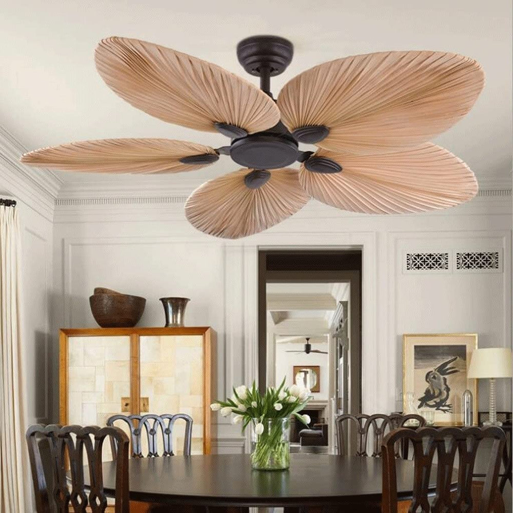 52" Palm Ceiling Fan Light - From Where - 