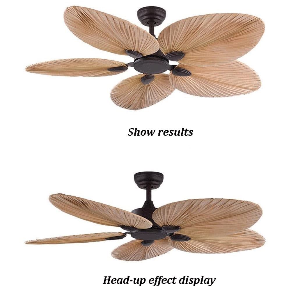52" Palm Ceiling Fan Light - From Where - 
