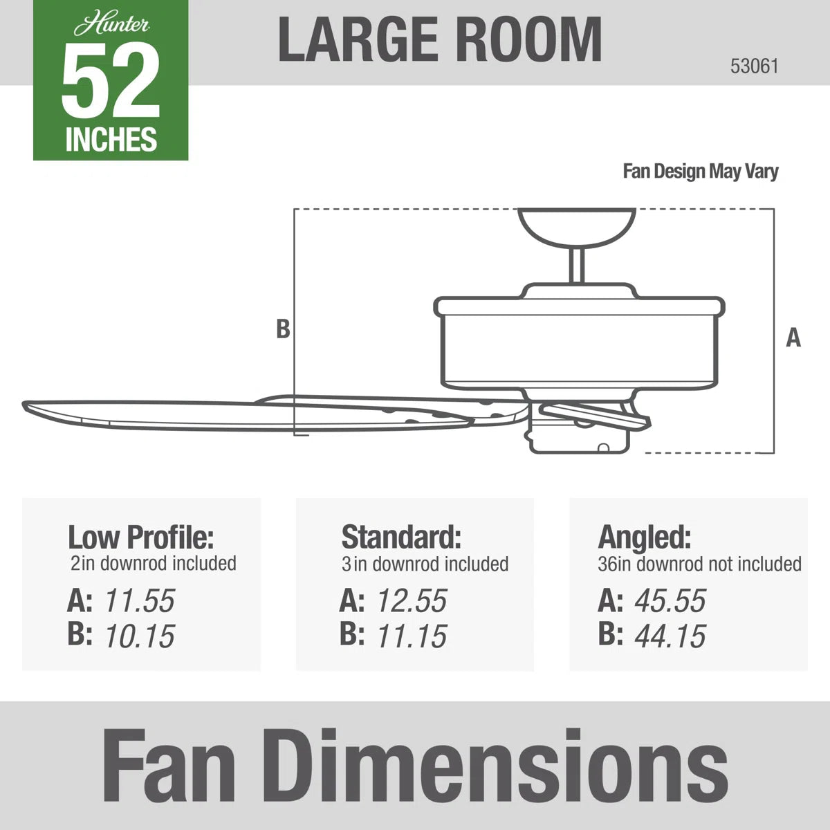 52" Sea Air 5 - Blade Ceiling Fan - From Where - 