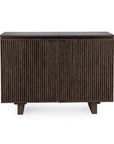 Roya Solid Wood 2Dr Cabinet - Toasted Brown