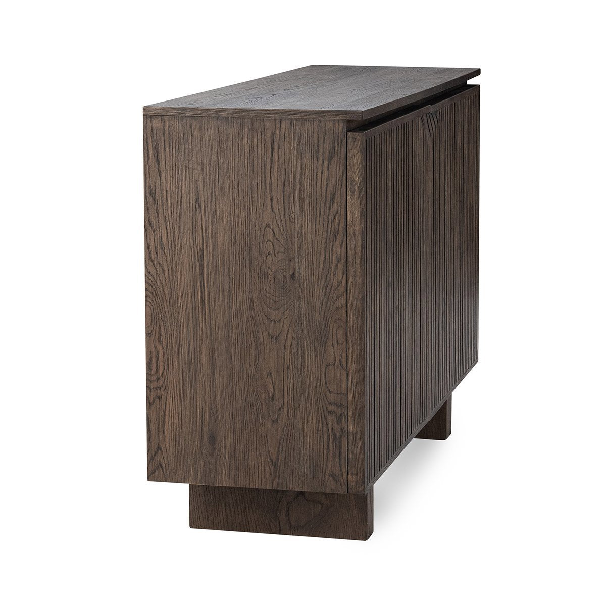 Roya Solid Wood 2Dr Cabinet - Toasted Brown