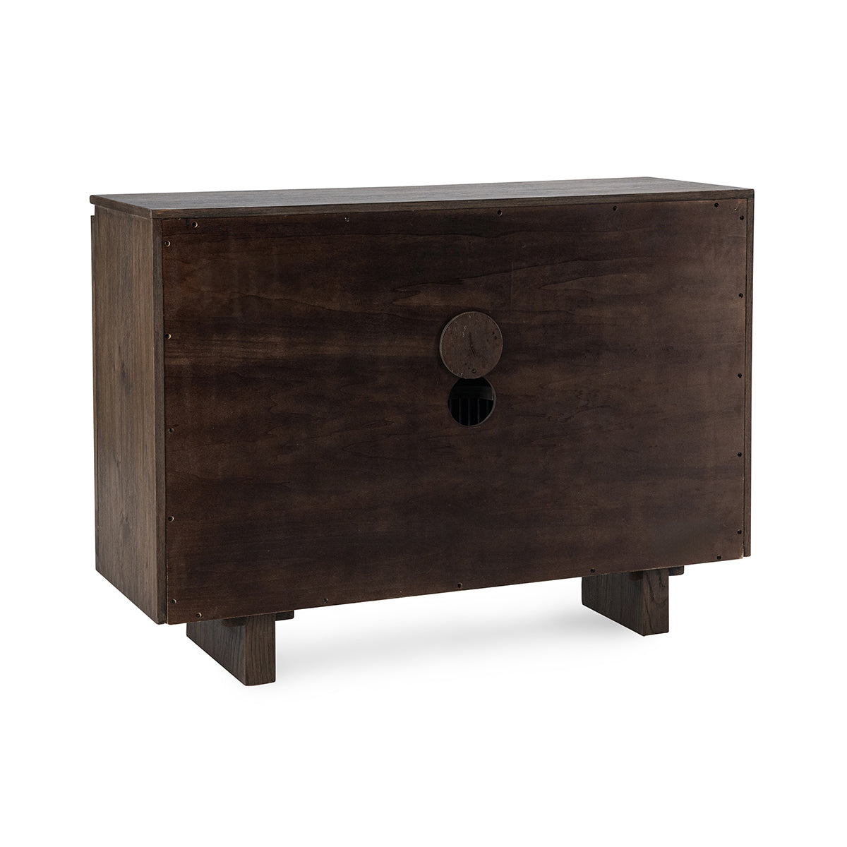 Roya Solid Wood 2Dr Cabinet - Toasted Brown