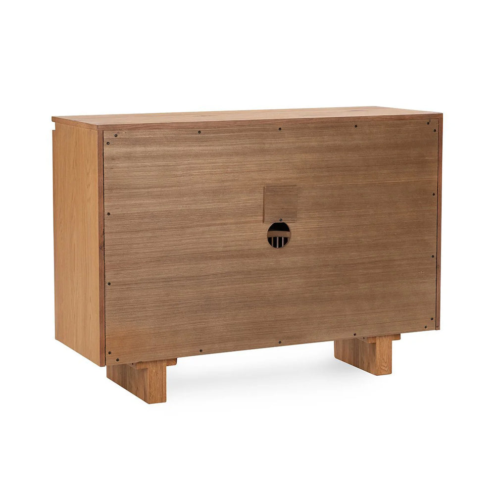 Roya Solid Wood 2 Drawer Cabinet