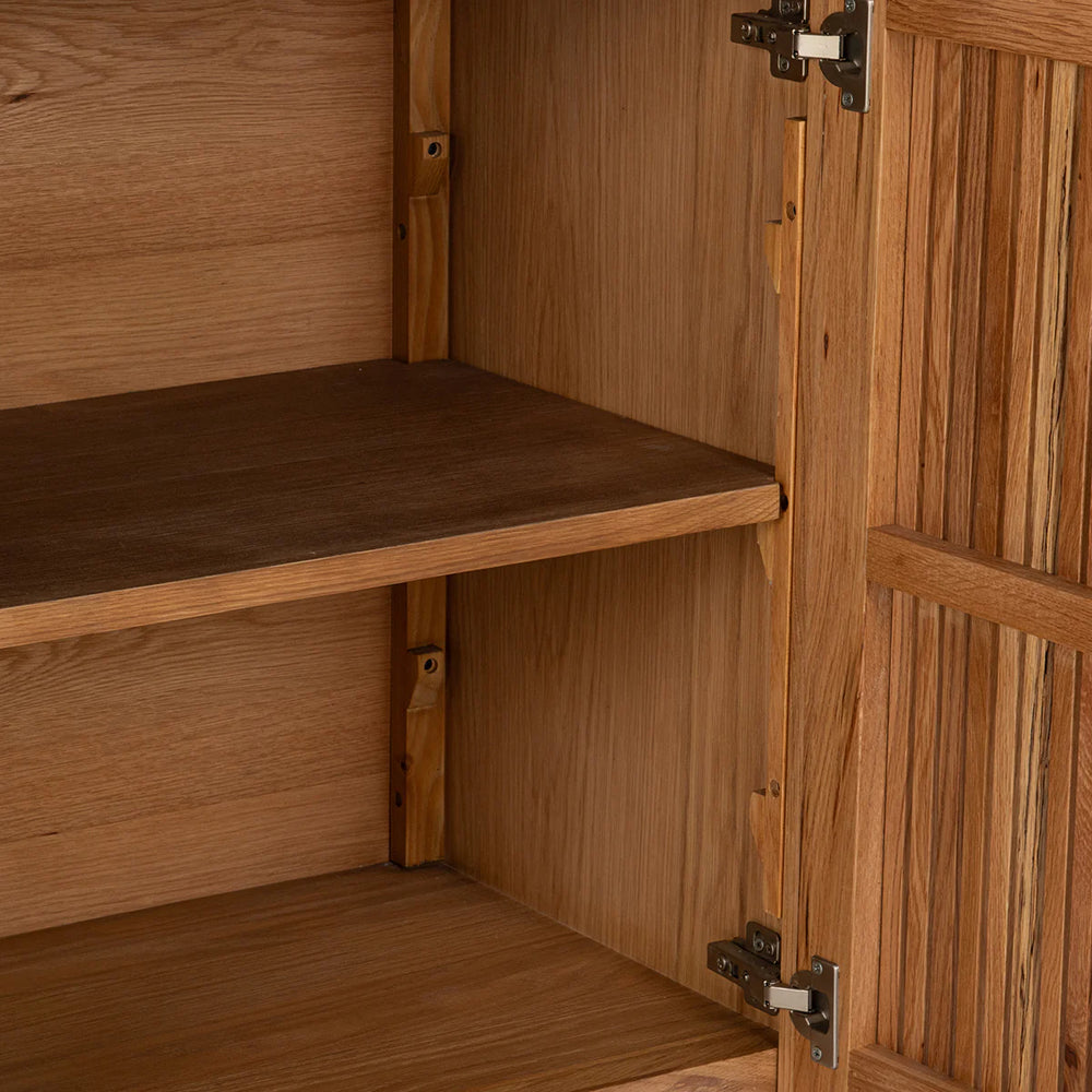 Roya Solid Wood 2 Drawer Cabinet