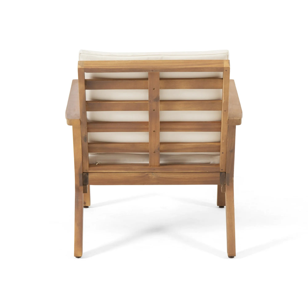 Sasha Acacia Wood Club Chairs (Set of 2)