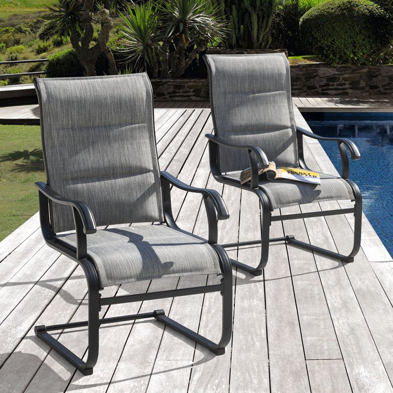 https://www.walmart.com/ip/Nuu-Garden-Patio-Dining-Chairs-Set-of-2-Outdoor-Patio-Chairs-High-Back-All-Weather-Breathable-Textilene-Grey/5448269964