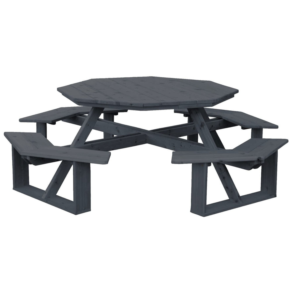 54&quot; Cedar Octagon Picnic Table - From Where - 