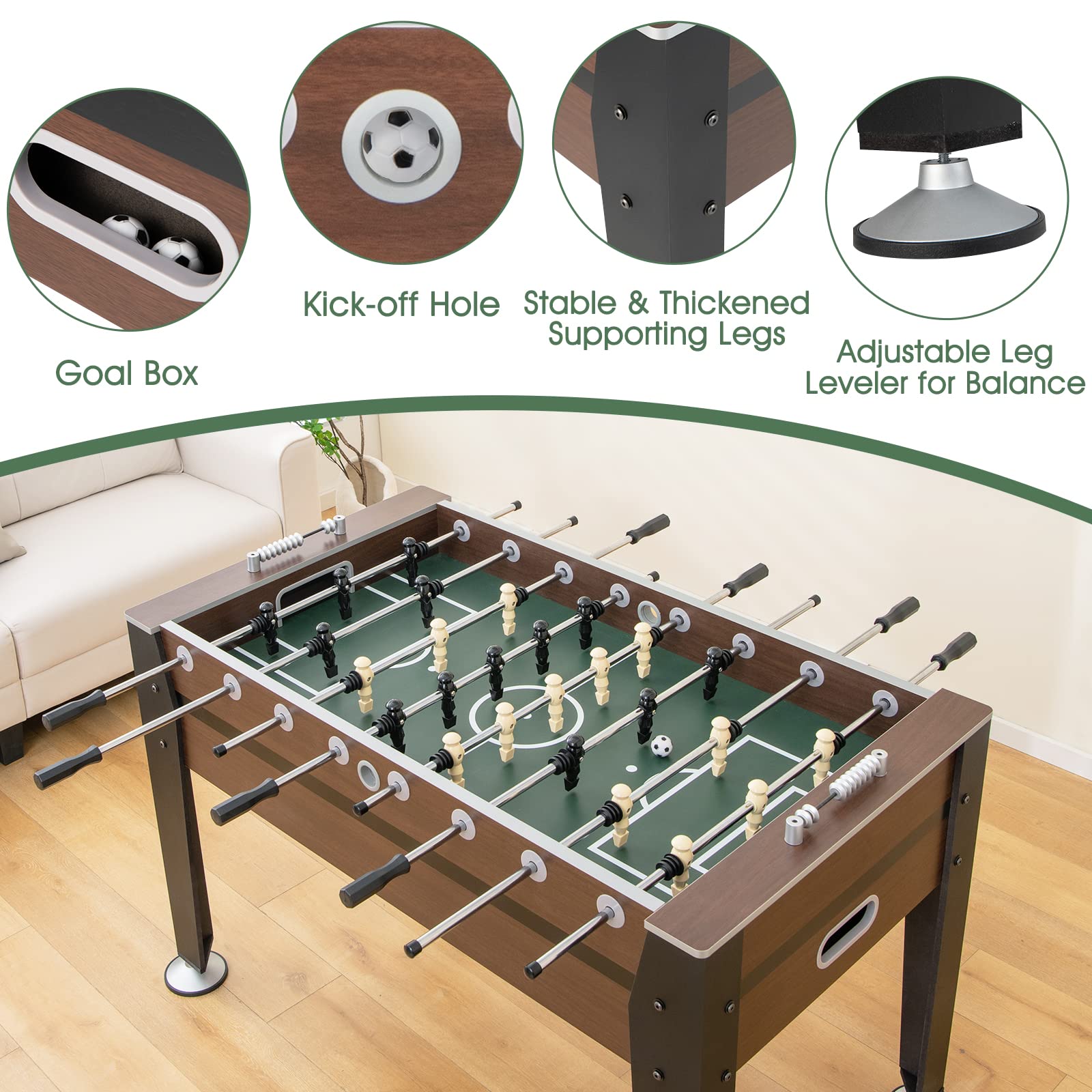 54" Full Size Foosball Table - From Where - 