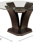 54" Glass Dining Table - From Where - 