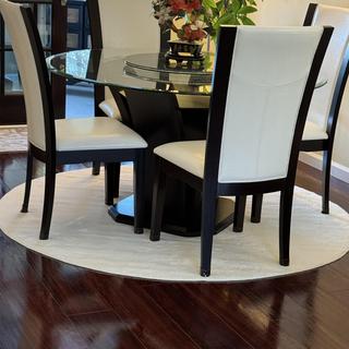 54" Glass Dining Table - From Where - 