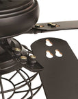 54 in. LED Brushed Nickel Ceiling Fan - From Where - 