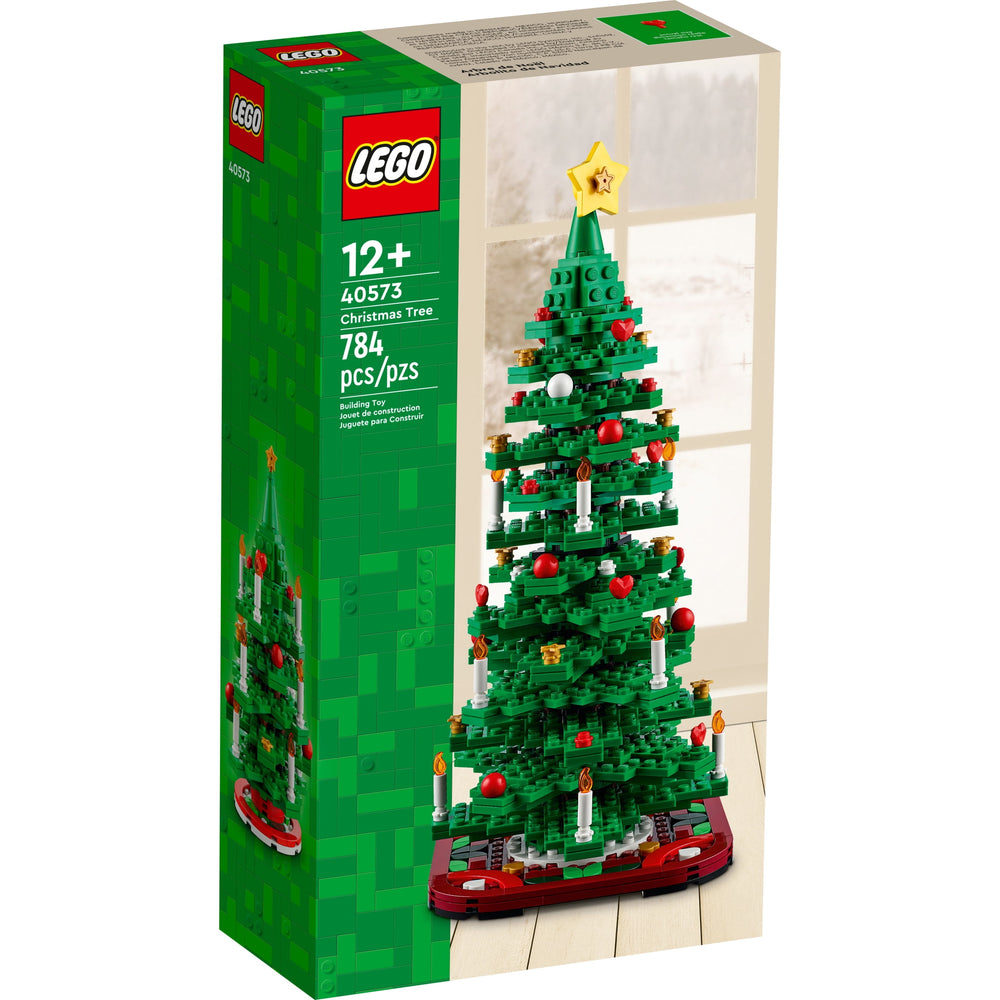 LEGO Christmas Tree Toy Building Set for Kids, Collectible Holiday Decor, 2 Building Options, 40573