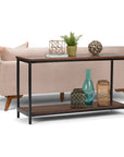 54"W Solid Mango Wood Console Table - From Where - 