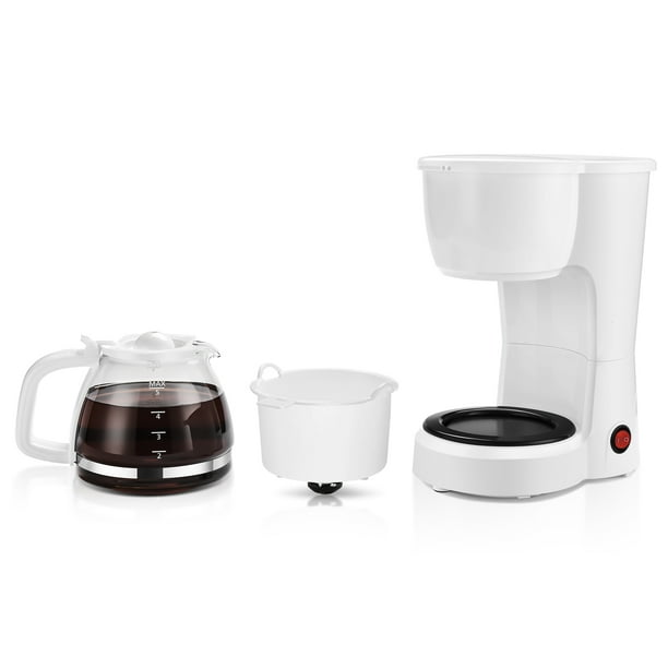 Mainstays 5-Cup Coffee Maker White