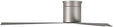 56" Hugger Flush Mount Ceiling Fan - From Where - 