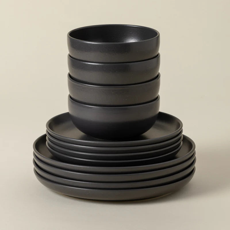 Pacifica 12-Piece Dinnerware Set with Bowl