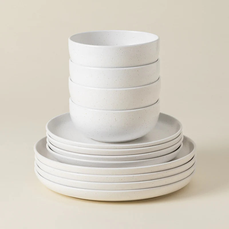 Pacifica 12-Piece Dinnerware Set with Bowl