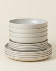 Pacifica 12-Piece Dinnerware Set with Soup/Pasta Bowl