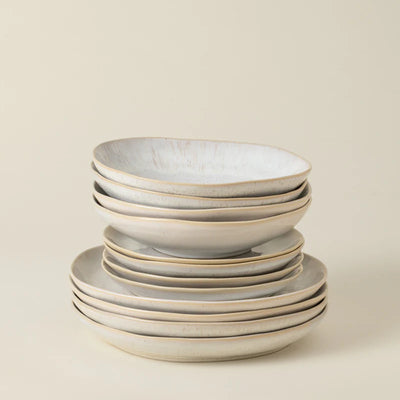 Eivissa 12-Piece Dinnerware Set with Soup/Pasta Bowl