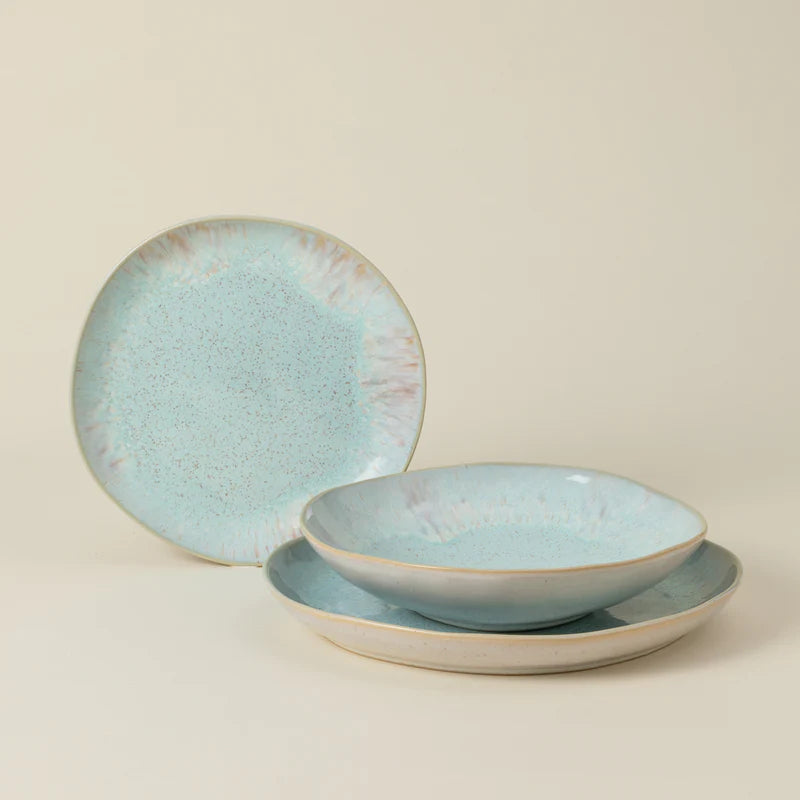 Eivissa 12-Piece Dinnerware Set with Soup/Pasta Bowl