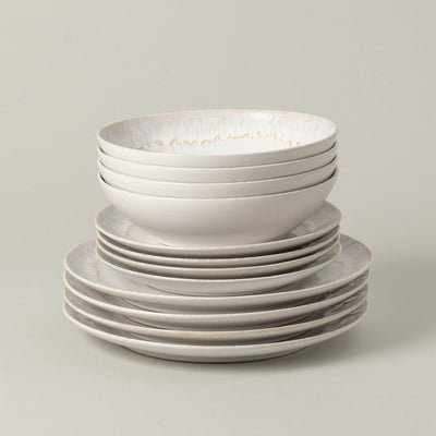 Taormina 12-Piece Dinnerware Set with Pasta Bowl