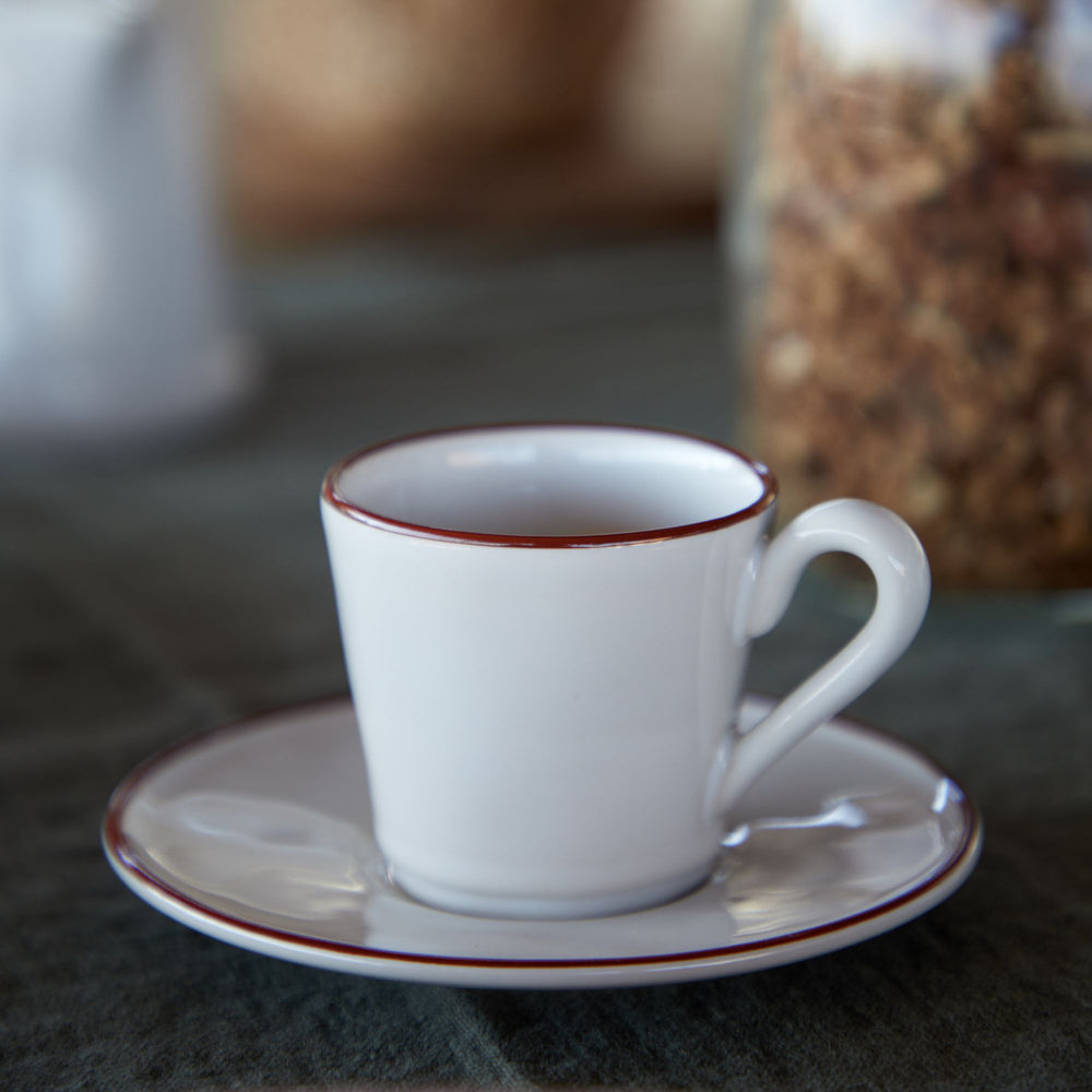 Beja Coffee Cup and Saucer (Set of 6)