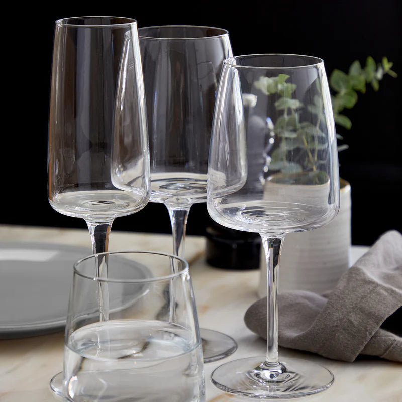 Vine Clear Water Glasses (Set of 6)