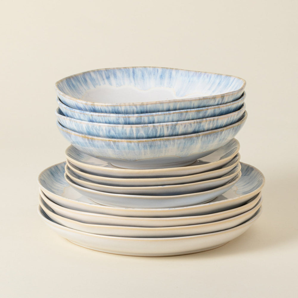 Brisa 12-Piece Dinnerware Set with Soup/Pasta Bowl