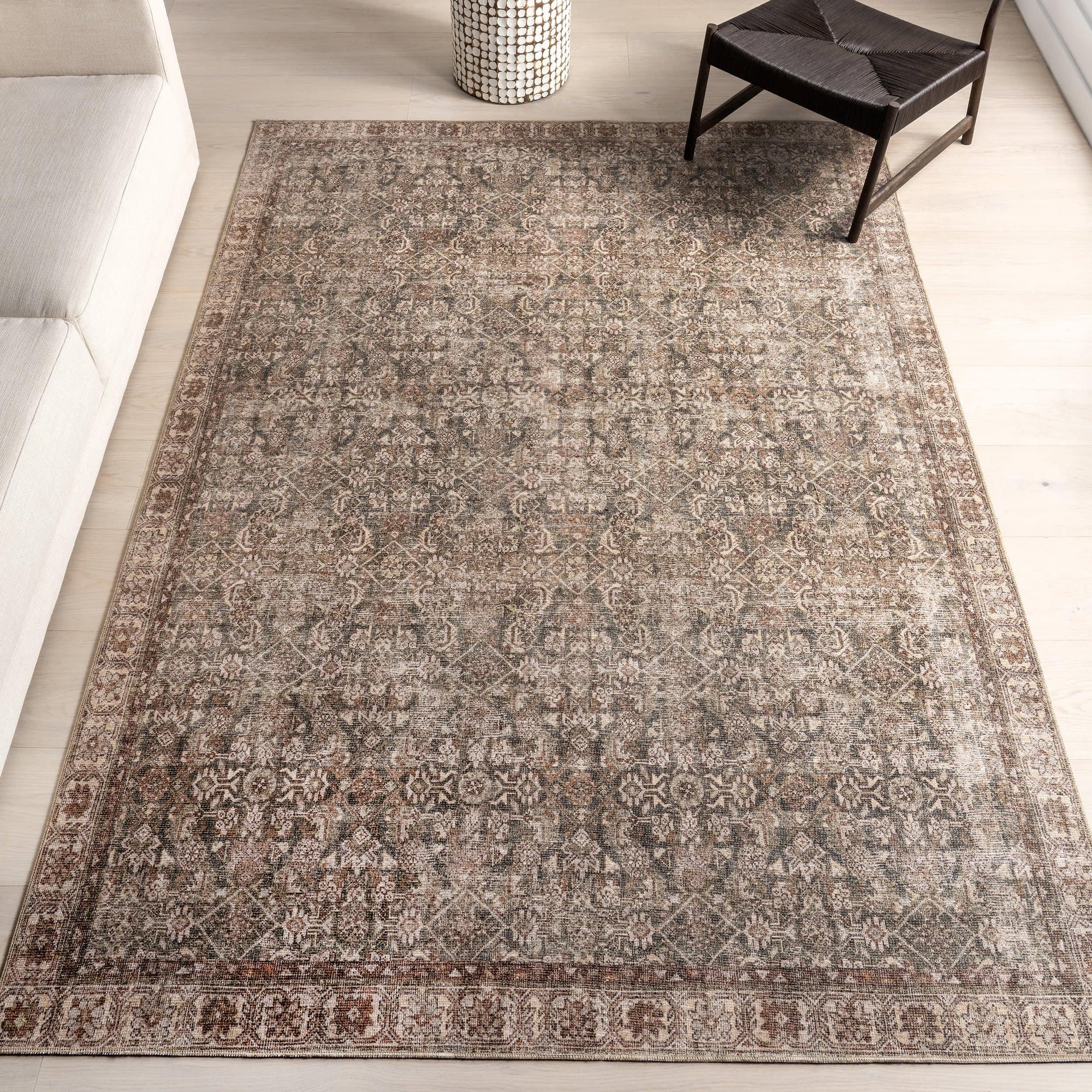 Fair Hills Antiqued Jute-Blend Rug
