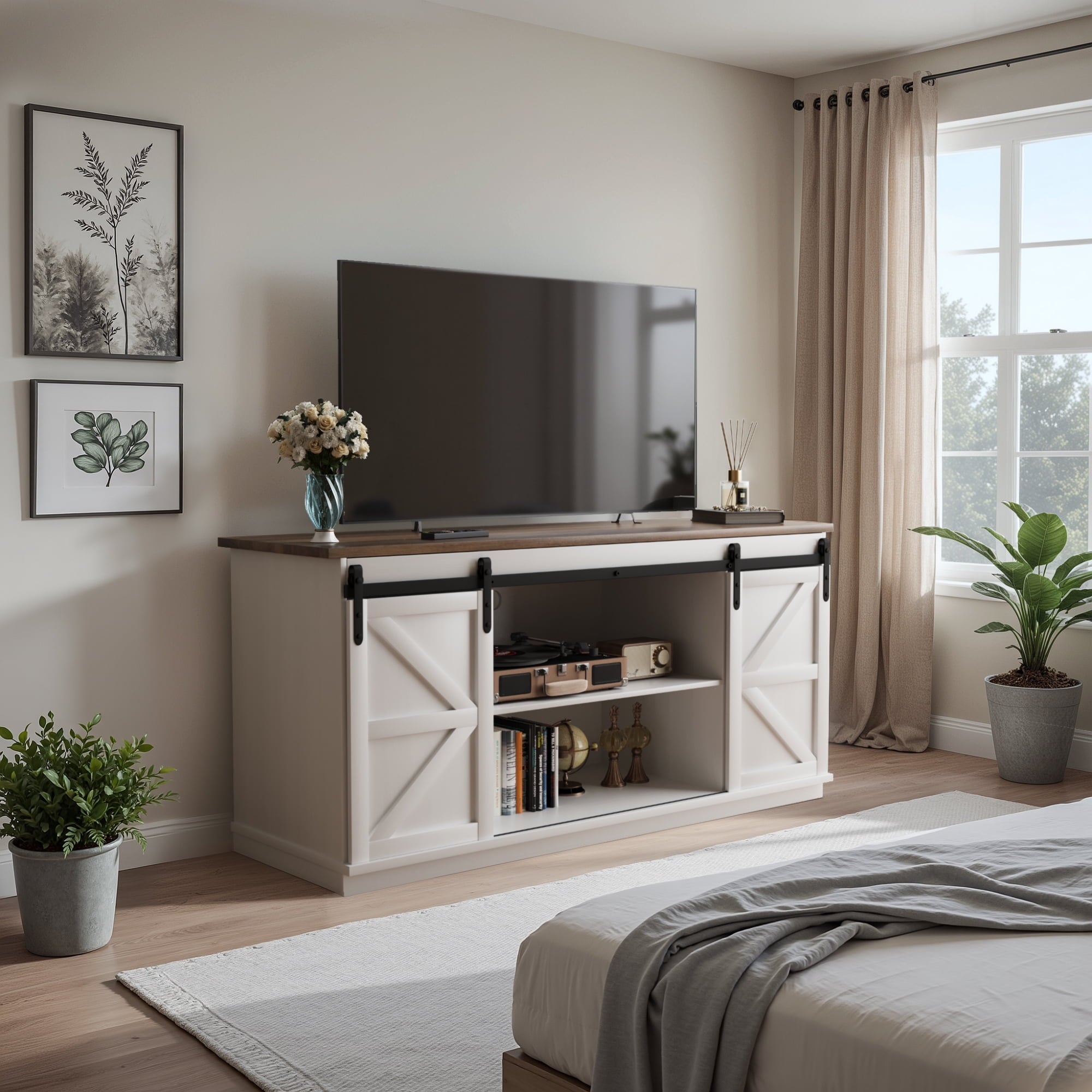 58 - Inch Farmhouse TV Stand - From Where - 