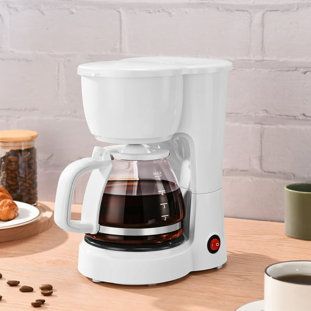 Mainstays 5-Cup Coffee Maker White